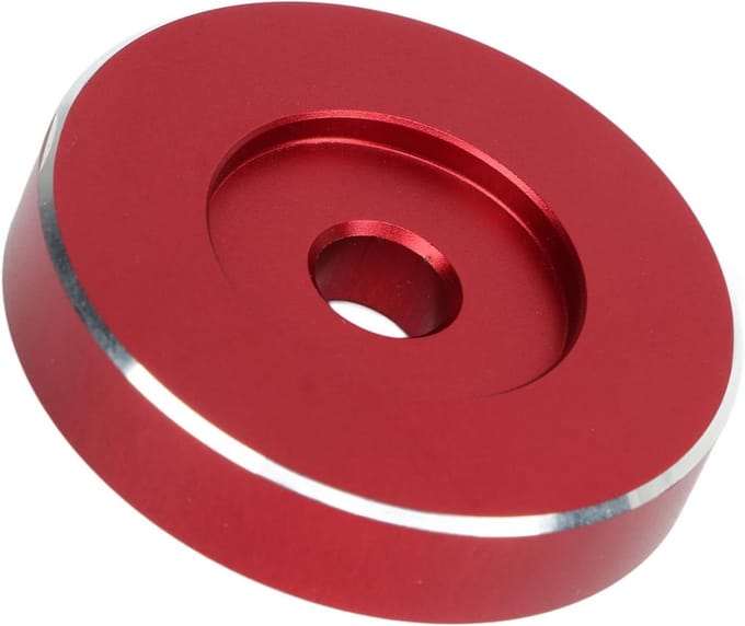 Aluminium 45 RPM Adapter voor Platenspeler en Vinyl