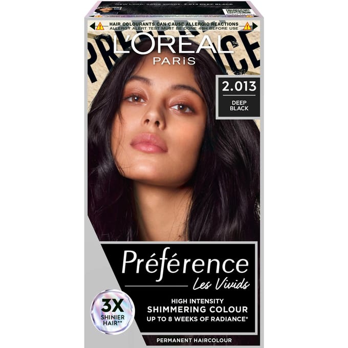 L'Oréal Paris L'Or&eacute;al Paris Pr&eacute;f&eacute;rence Vivid Colours 2.013 Deep Black 1 st