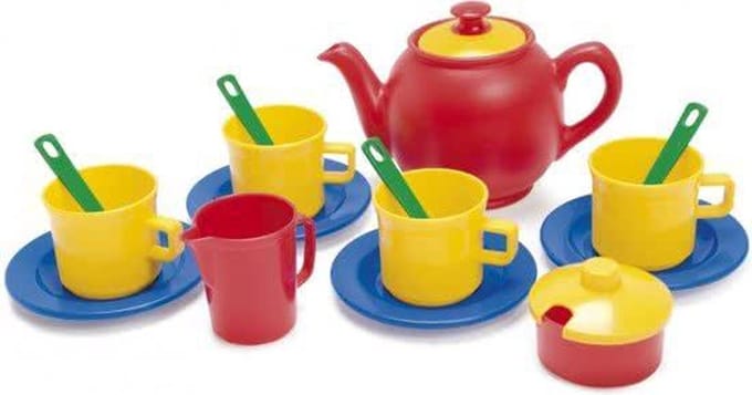 (engros) Dantoy - Tea Set in Net (4382)