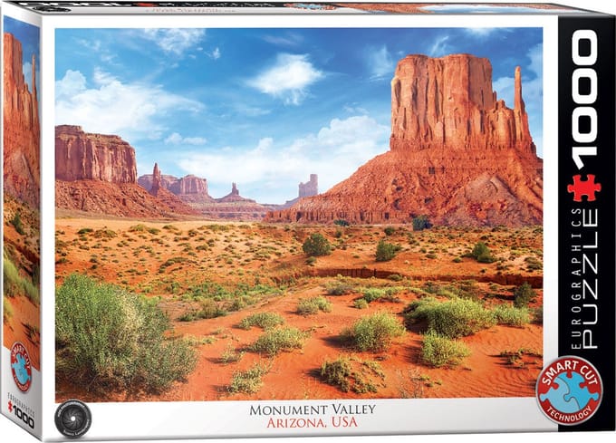 Eurographics - Monument Valley (Arizona, USA) - 1000 stukjes 68×48cm (b×h) - Legpuzzel