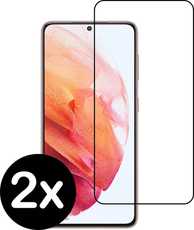 Smartphonica Screenprotector voor Samsung Galaxy S21 Plus van glas - 2 stuks geschikt voor Samsung Galaxy S21 Plus