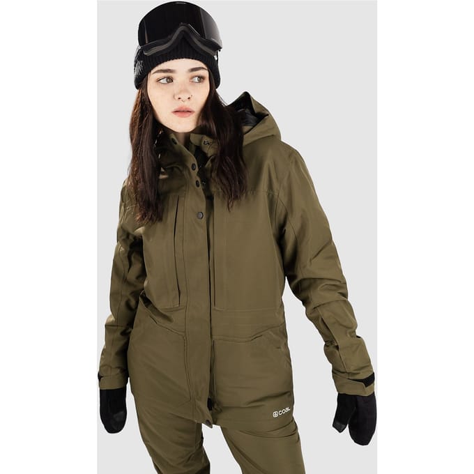 Coal Warbonnet Insulated Jas groen