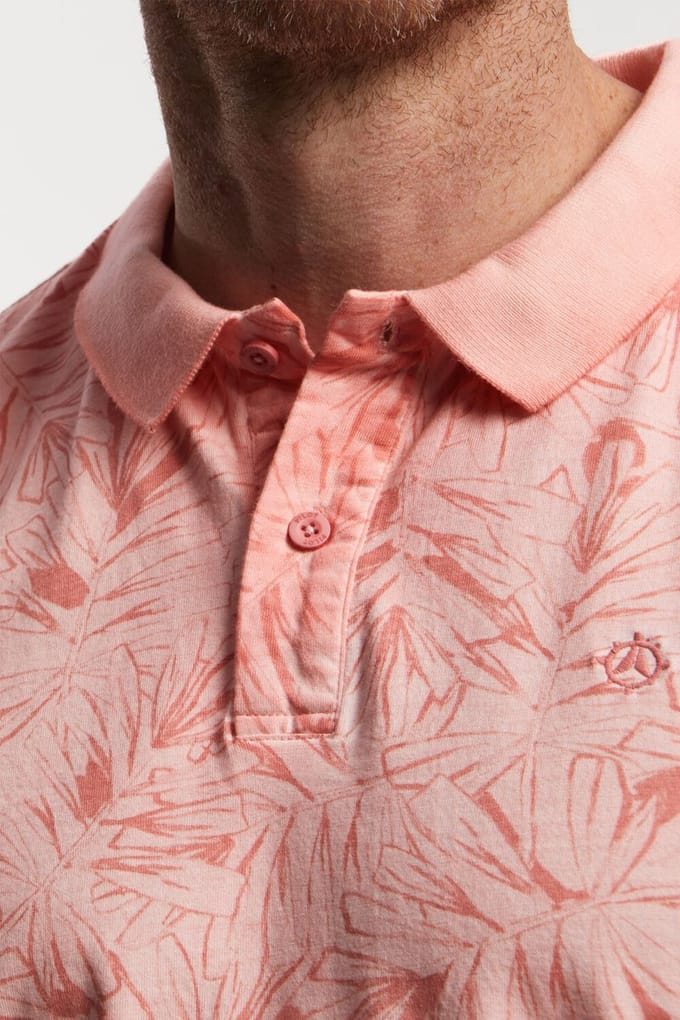 Pilot Heren Polo Roze - Maat L