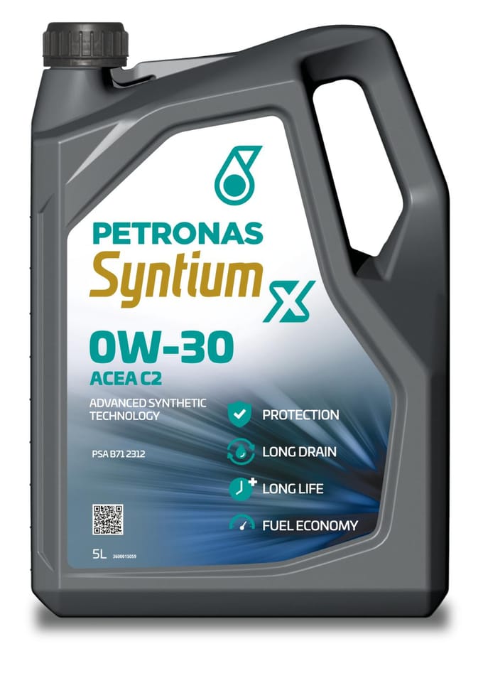 Petronas Syntium X 0W-30 C2 motorolie, 5L, 025171