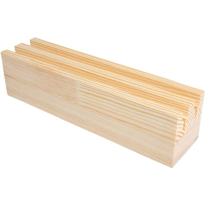 Houten standaard voor ringen