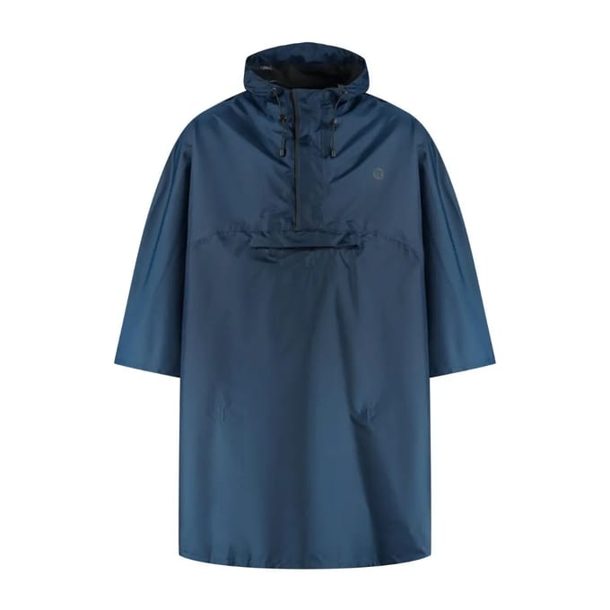 Rogelli Commuter Core Dames en Heren Fiets Regenponcho - Blauw