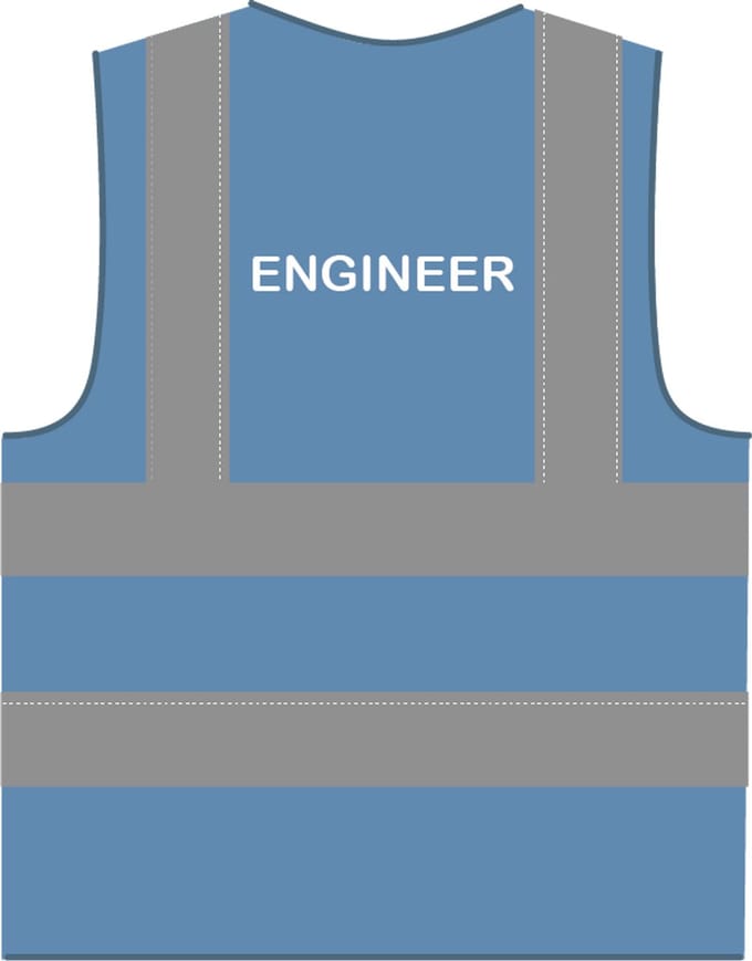 Engineer hesje RWS hemelsblauw