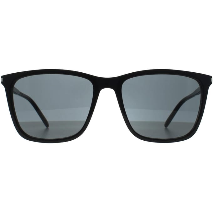 Saint Laurent Vierkant Vrouwen Glimmend Zwart Grijs SL 851