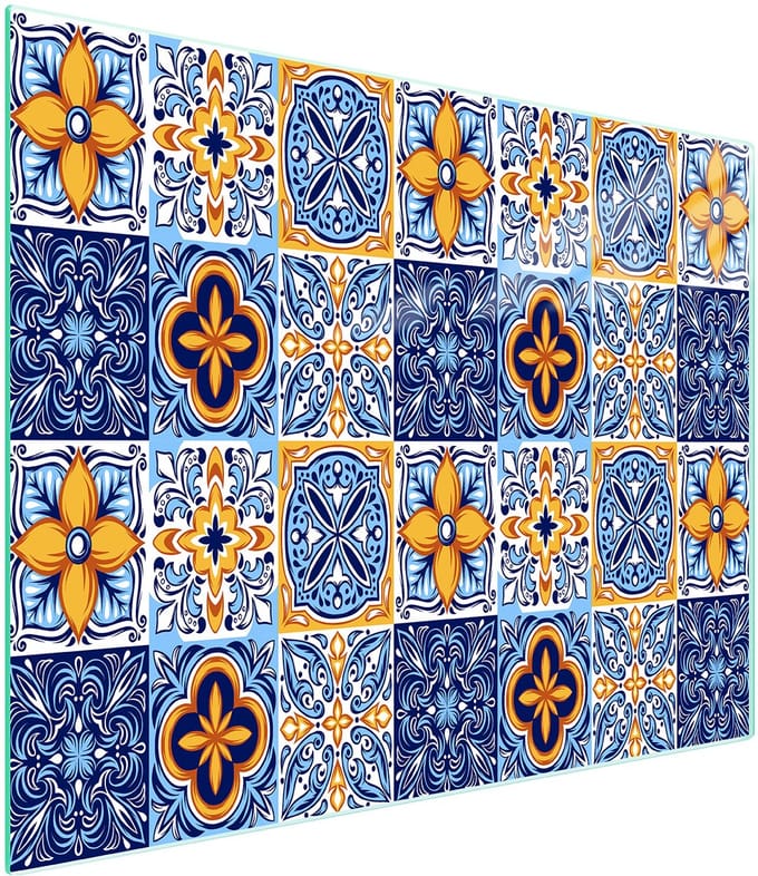 TMK ArtDeko Mozaïek Serie - Glazen Snijplank - 52x30 cm - UV Print