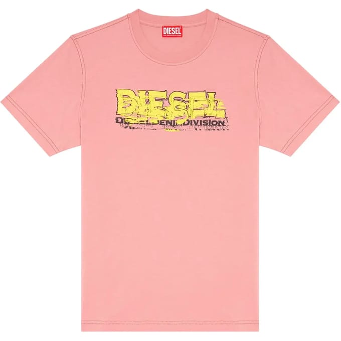 Diesel Diegor K70 T-shirt Met Korte Mouwen Roze S Man