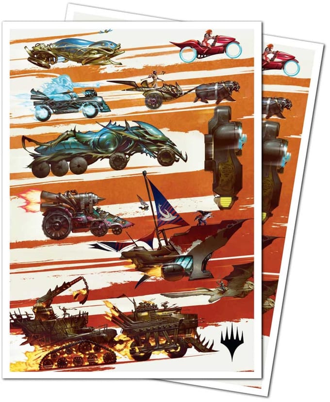 Ultra Pro - Magic: The Gathering - Aetherdrift - Finish Line Bundle Key Art 105ct Apex Deck Protector Sleeves - UK