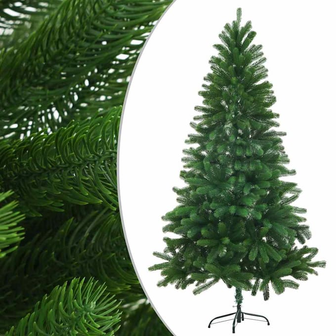 vidaXL - Kunstkerstboom - met - levensechte - naalden - 150 - cm - groen