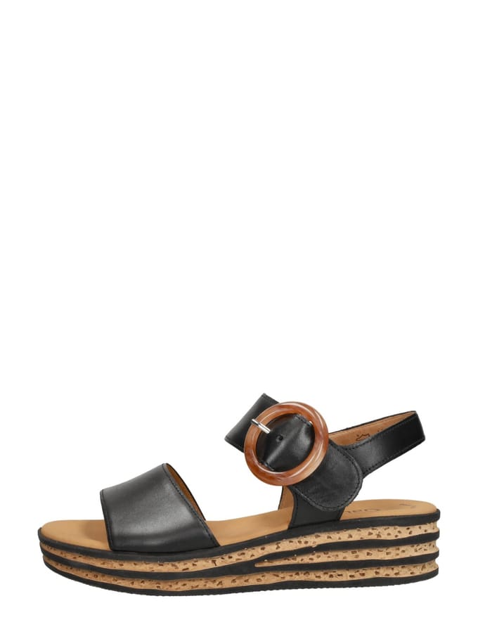 Gabor -Dames - zwart - sandalen - maat 40.5