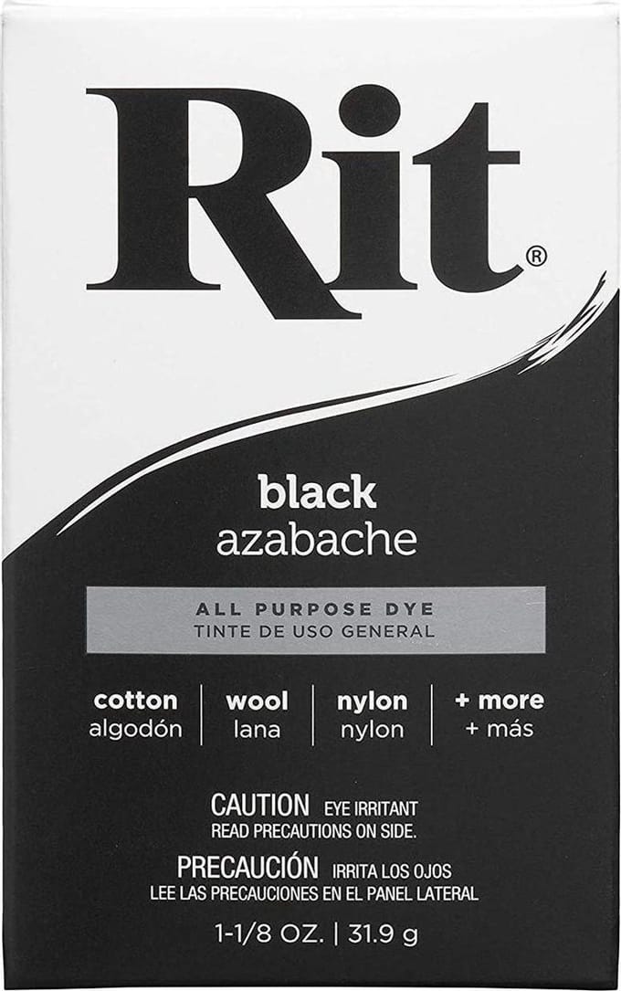 Textielverf Rit Poeder - zwart - 31.9 gram