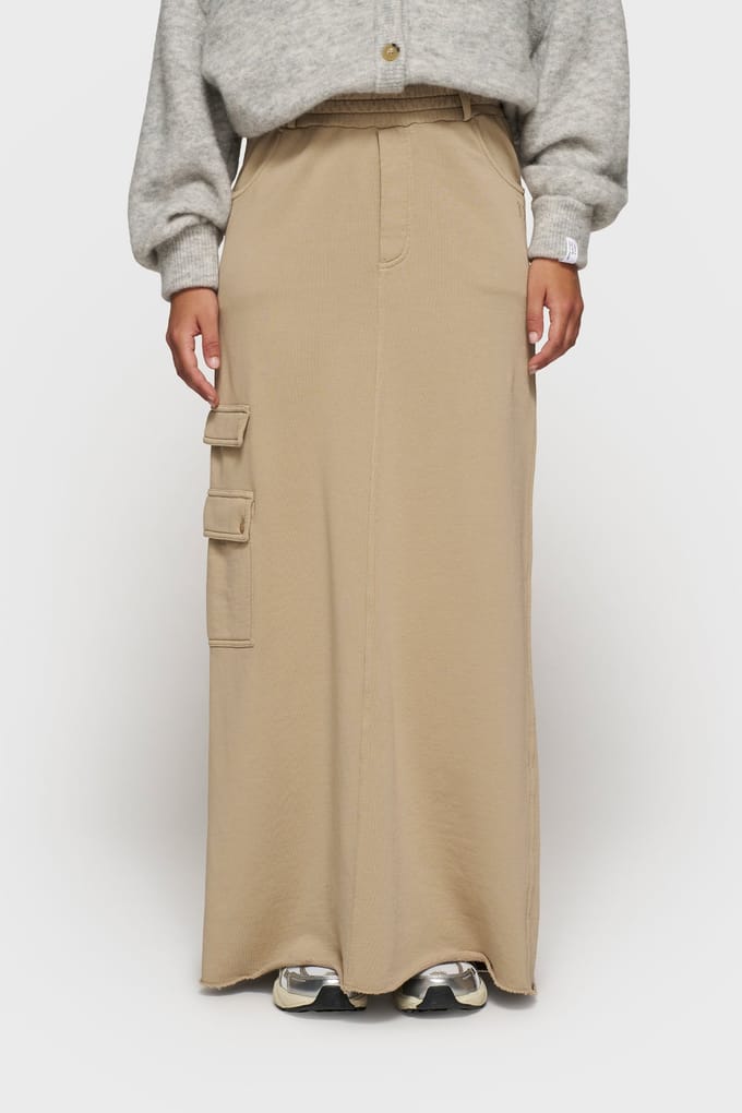 10DAYS Straight Skirt Pockets Earth Größe: S | Maxiröcke Outlet | Damen | Braun