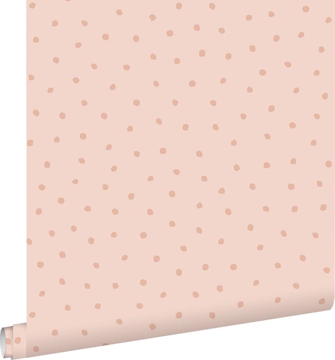 ESTAhome behang stippen roze - 53 cm x 10.05 m - 139723