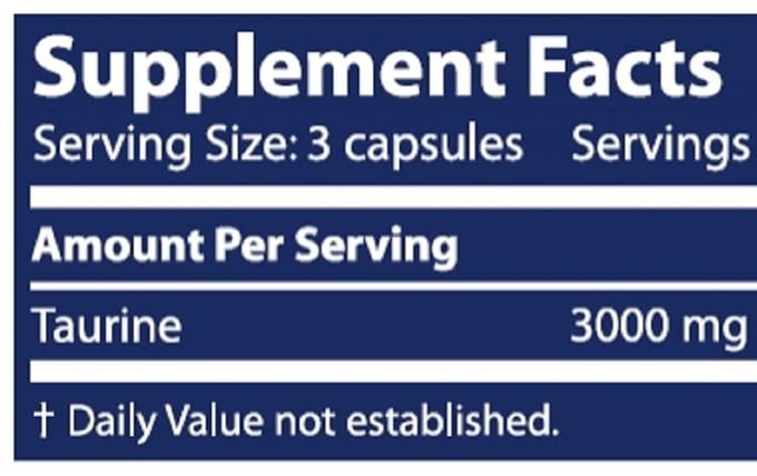 SCITEC NUTRITION - Taurine, 90 capsules