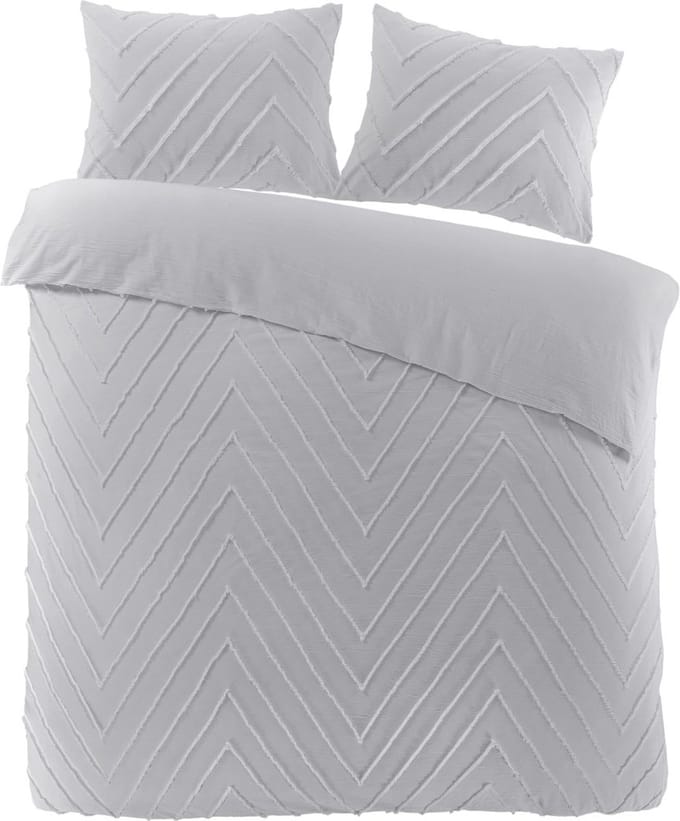 Papillon Valencia Dekbedovertrek - Tweepersoons - 200x200/220 cm - Grijs