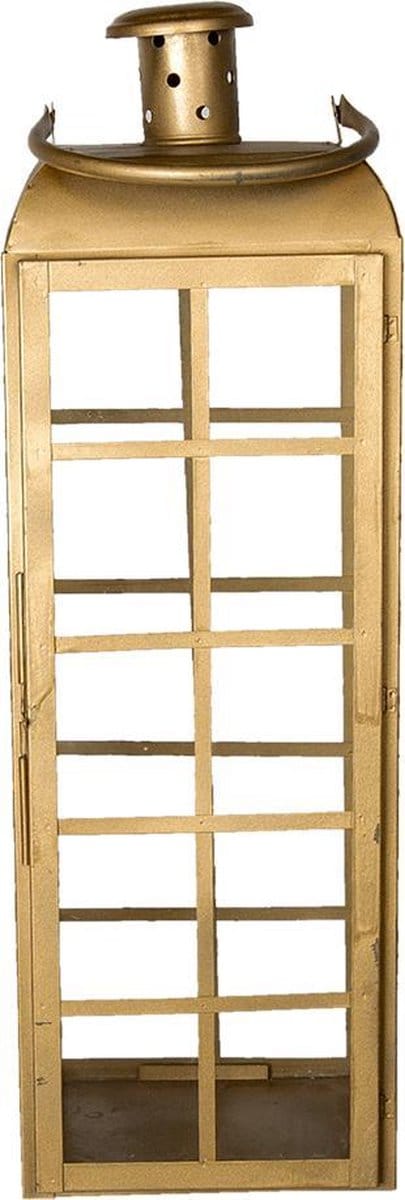 Clayre & Eef Lantaarn 60 cm Koperkleurig IJzer