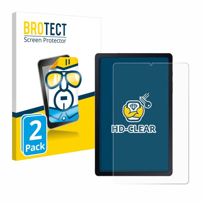 BROTECT - Screenprotector voor Samsung Galaxy Tab S6 Lite WiFi 2024 - Folie Beschermfolie transparant 2 Stuks