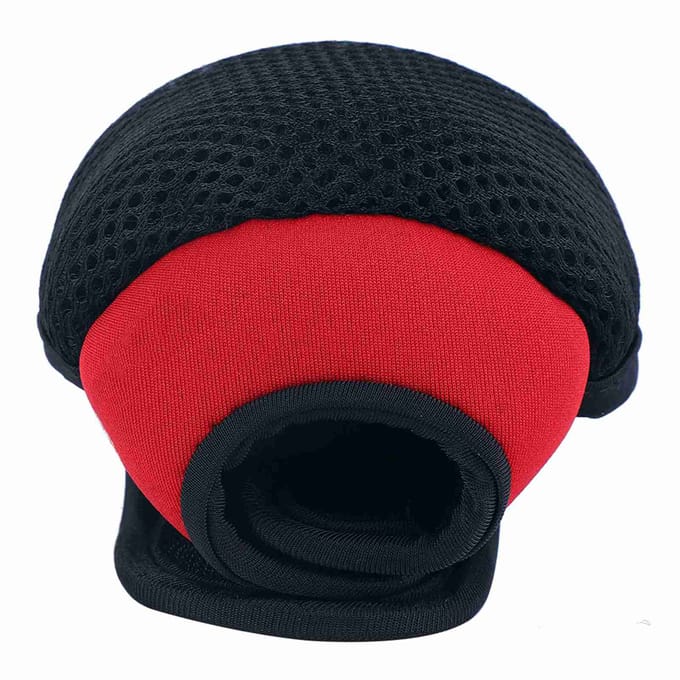 Sac de moulinet de pêche à lancer léger, imperméable et respirant, avec protection pour roue de pêche (rouge) red