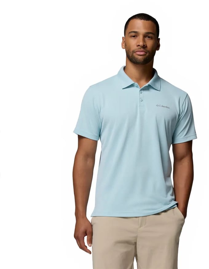 Columbia Utilizer™ Korte Mouw Poloshirt Blauw S Man