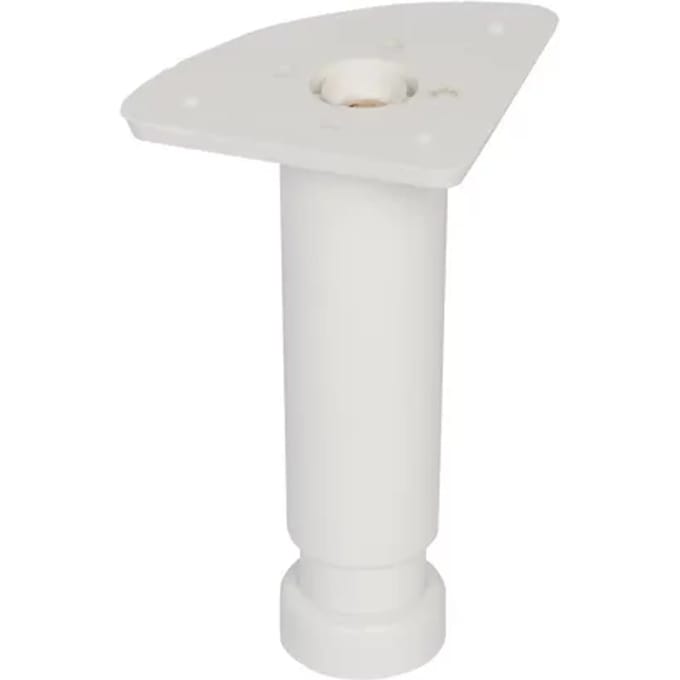 Duraline Meubelpoot Verstelbaar Pvc 3,5x12-18cm Wit