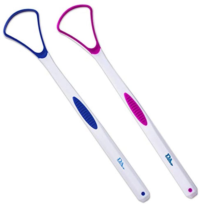 Zachte Siliconen Tongschraper Set van 2 - Voor Optimale Mondhygiëne