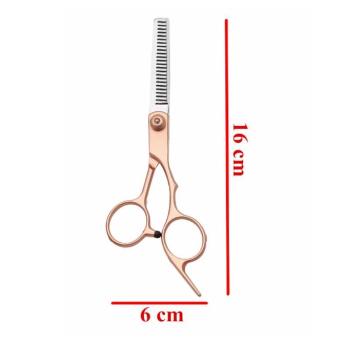 Professionele haarschaar Snijden Nagelschaar Kapper Leerling Thuis Haarstylingschaar 16cm rozerode kleur