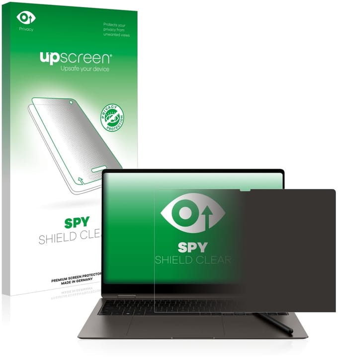 upscreen - privacy screenprotector voor Samsung Galaxy Book3 Pro 360 16" - Folie Beschermfolie Blauwlichtfilter