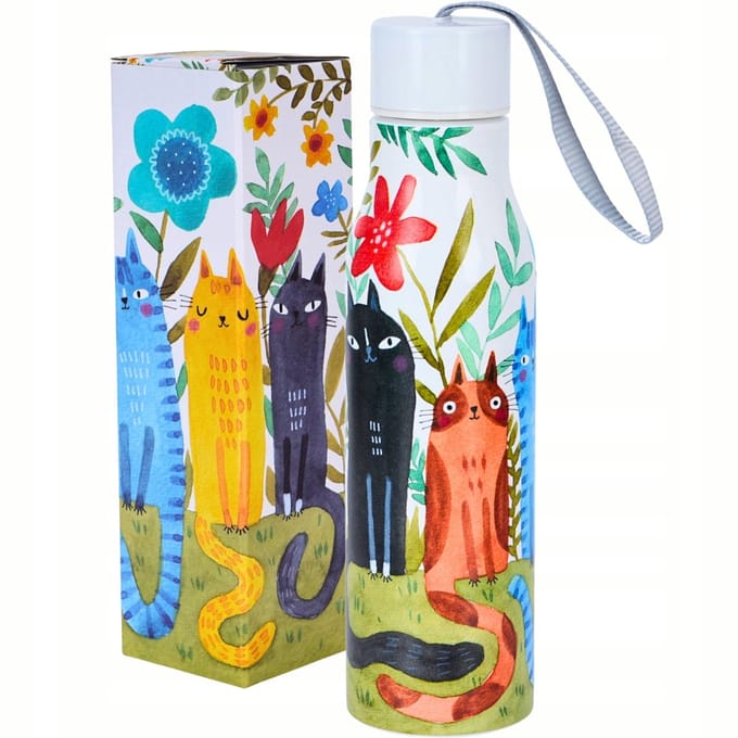 Thermosfles 500 ml - Kattenwereld Tuinkatten RVS