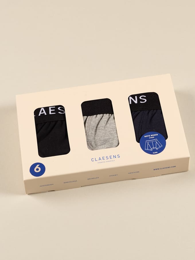 Claesen's® - Jongens Boxershort 3-Pack MultiCL 2083-MULTI-12