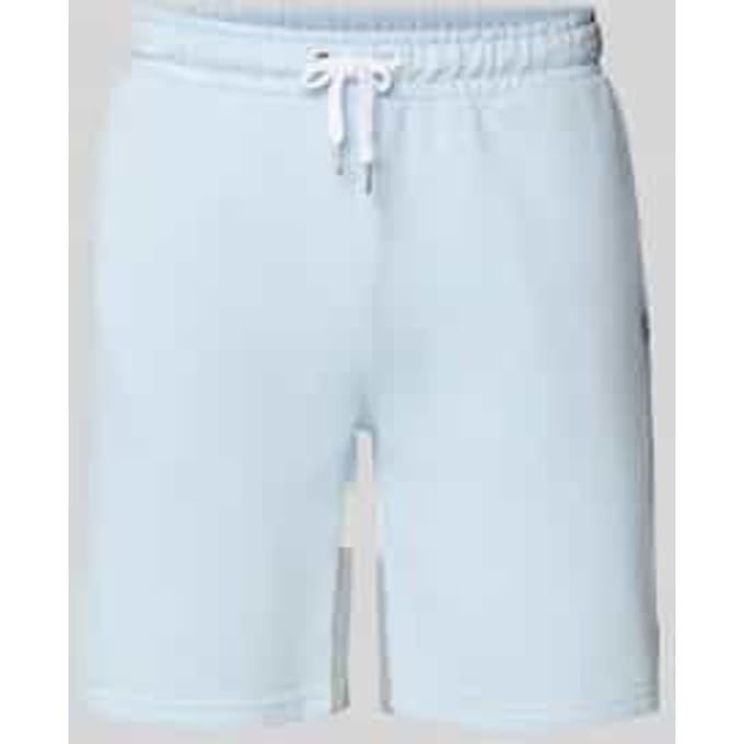 Regular fit sweatshorts met logobadge, model 'HARKAN'