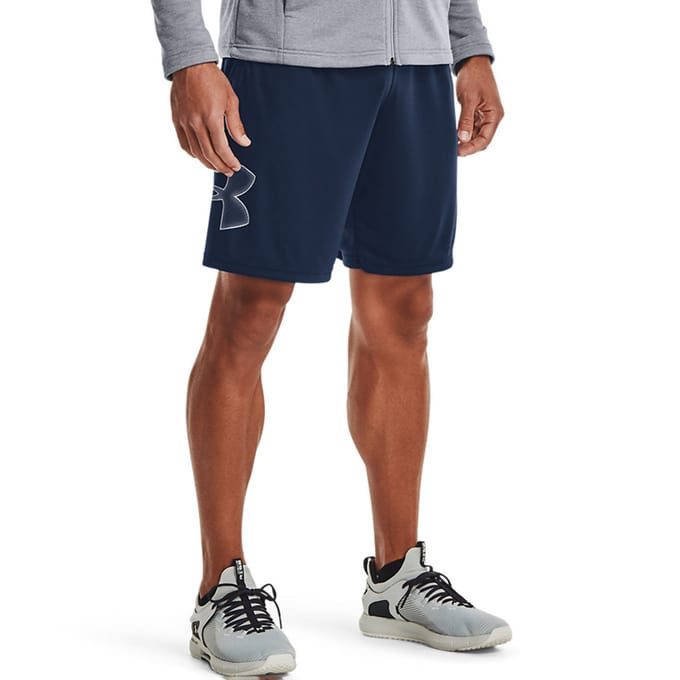 Under Armour Heren-Tech Shorts (Academie Blauw/Staal)