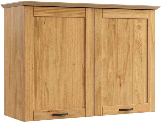 Teramo Hangkast met 2 Deuren - Naturel Grenen - 105 x 37 x 75 cm