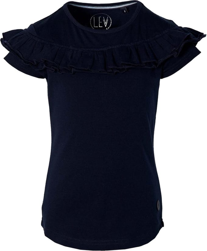 Levv shortsleeve Mare donker blauw voor meisjes - maat 128