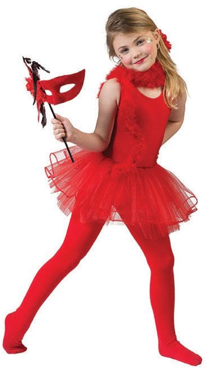 Rood balletpakje voor kinderen