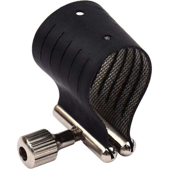 Ligature de Saxophone Muslady Ligature de saxophone compacte et Durable pour embout de Saxophone ténor bakélite noir