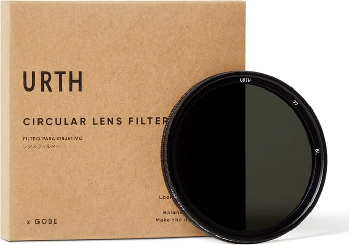 Urth 77mm ND2-400 (1-8.6 Stop) Variable ND Lens Filter