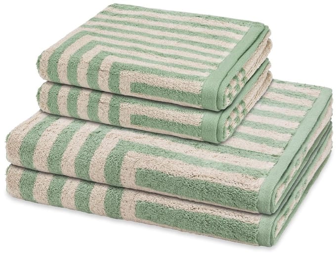 Ross Sonstiges 2 X handdoek 2 X douchehanddoek - in set 4 pack Grafik