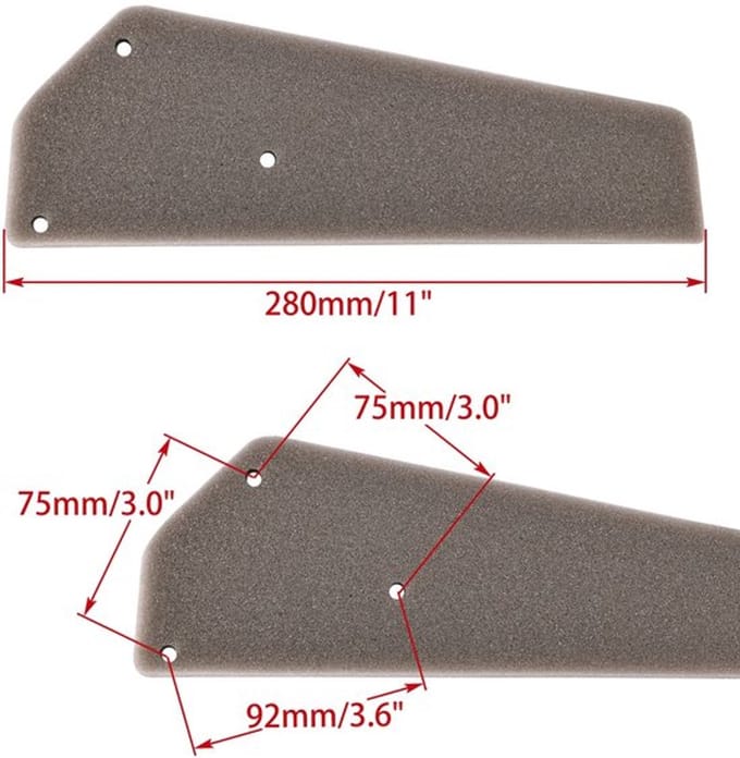 Store_8 - Motorfiets Luchtfilter - Vervanging 139qmb - Verbeterde