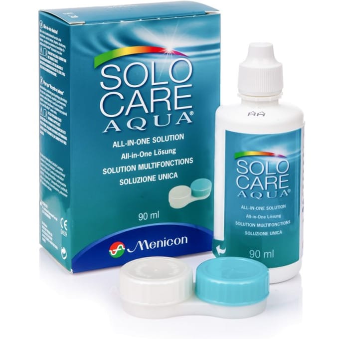 SOLOCARE AQUA 90 ml met lenzendoosje