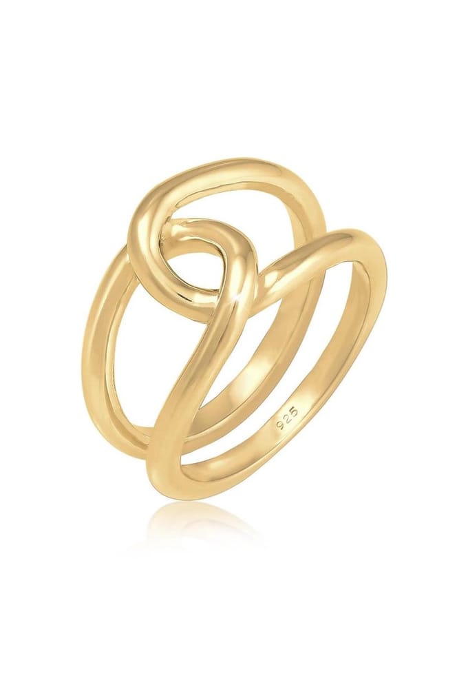 Elli - Ring - Dames Knopen Trend Minimaal Blogger in 925 Sterling Zilver - Dames