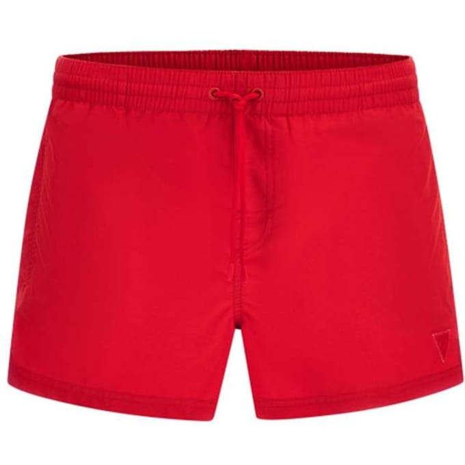 Guess herenzwempak met klassiek driehoekig logo