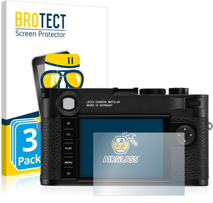 Screenprotector 3 Stuks voor Leica M10 / M10-P / Q2 Beschermglas transparant