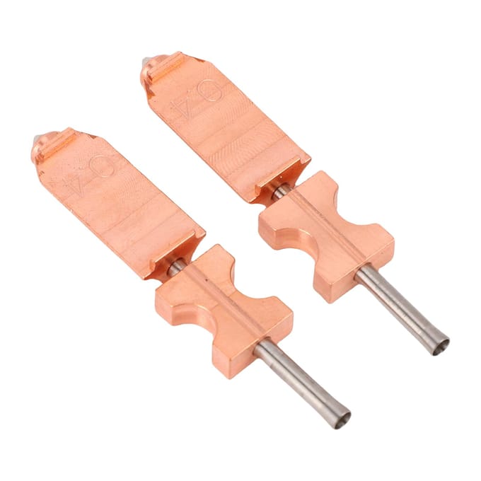 2 Pièces Remplacement Hotend pour Imprimante 3D AD5X Hotend Buse Démontable Rapide Entièrement Métallique beige