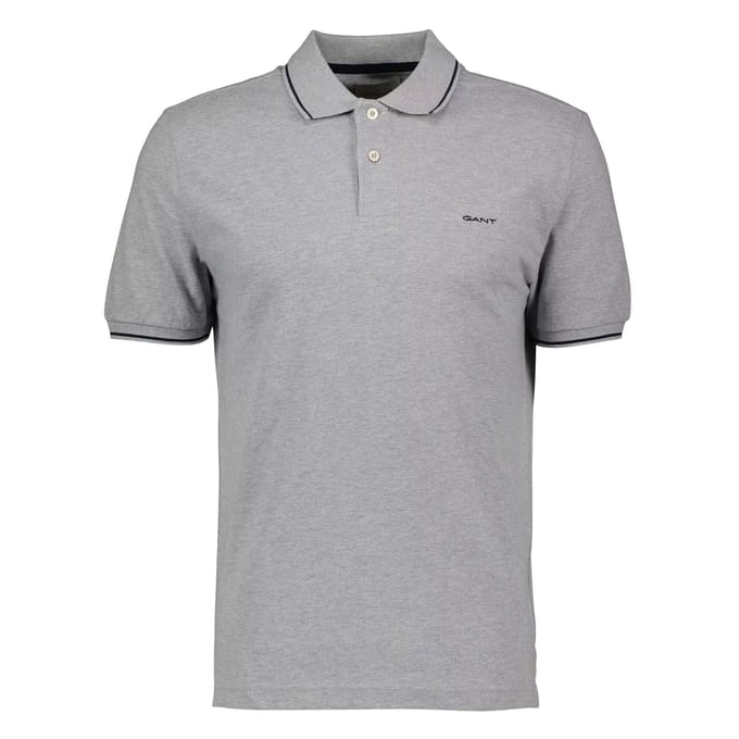Gant Tipping SS Pique Rugger Polo Heren - Maat XL