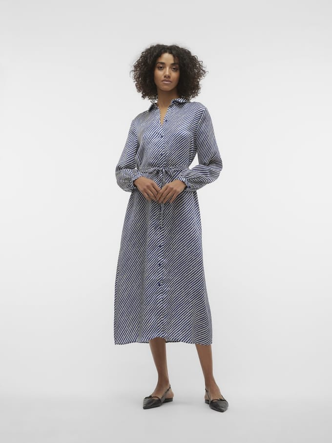 Vero Moda Blousejurk VMIZEL Midi-jurk