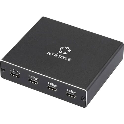 Renkforce SP-13748848 RF-NS-200 Splitter 4 poorten 1 GBit/s