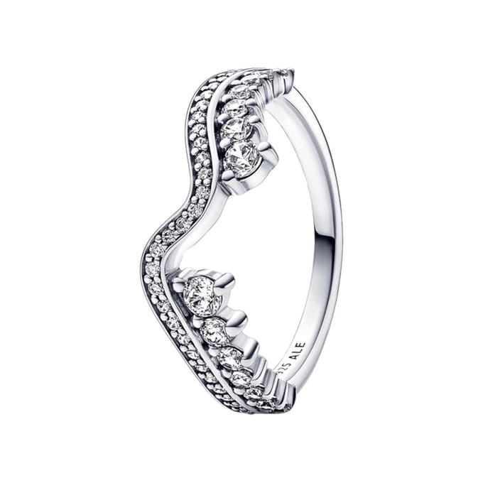 Pandora Ring Asymmetrische golf 192543C01-54